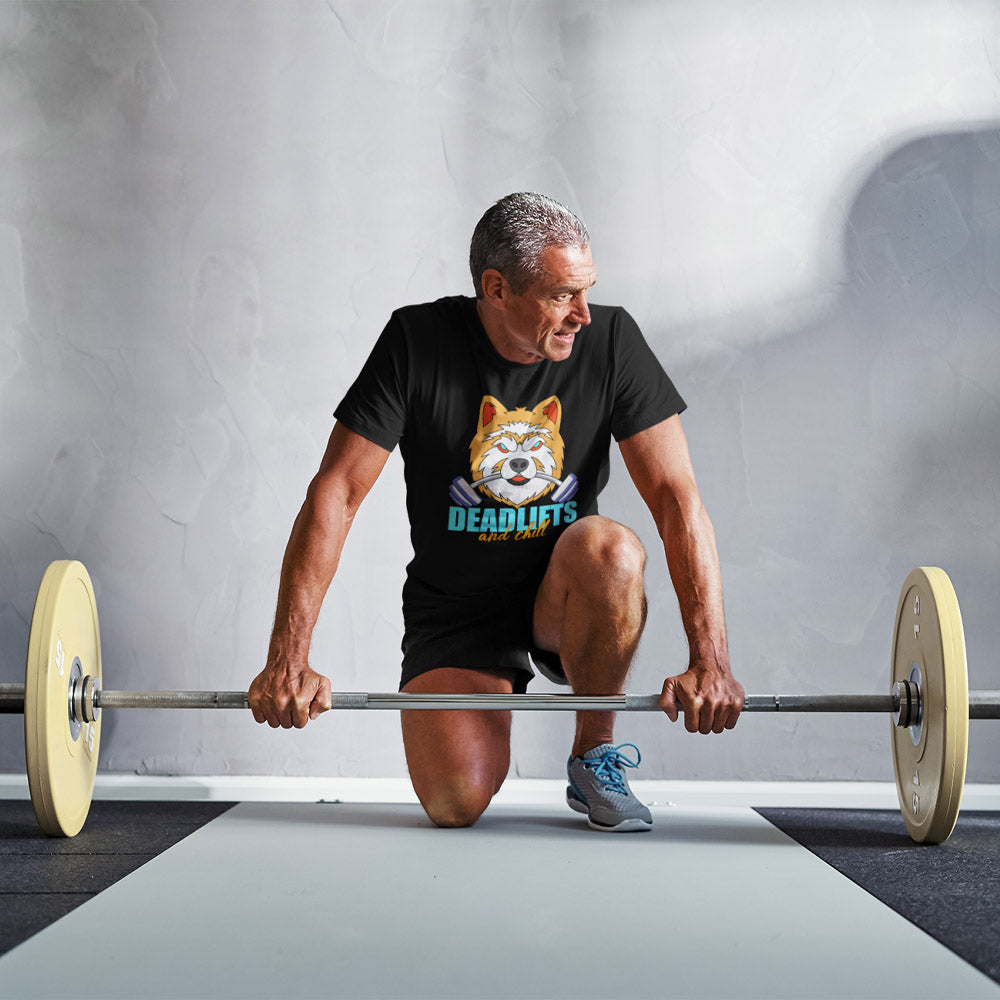 Deadlift Gym Theme T-Shirt for Men