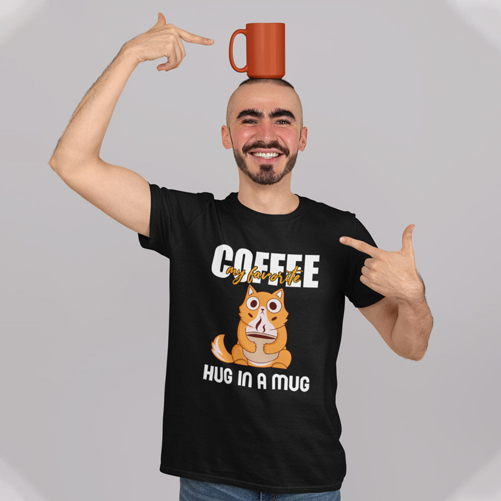My Favorite Hug In A Mug Men Coffee T-shirt
