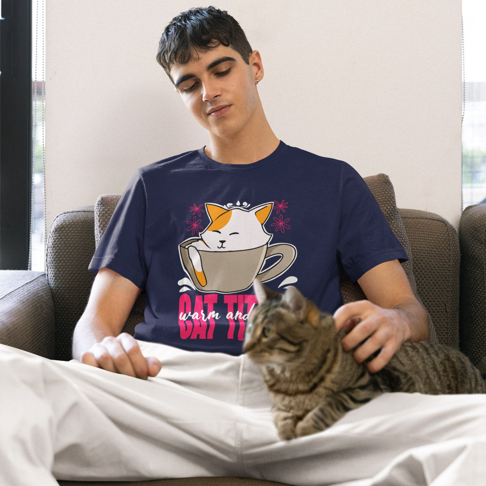black cat t shirt