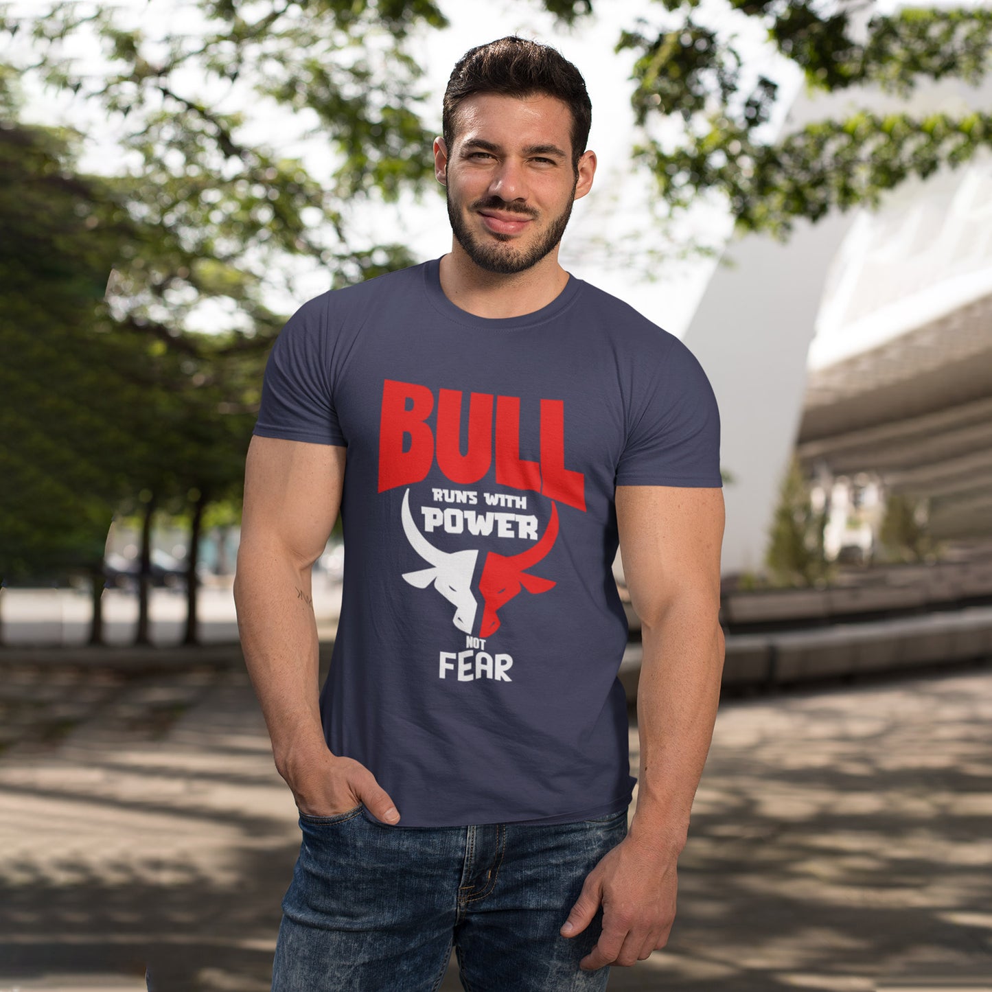 Official Bulls T Shirt Men