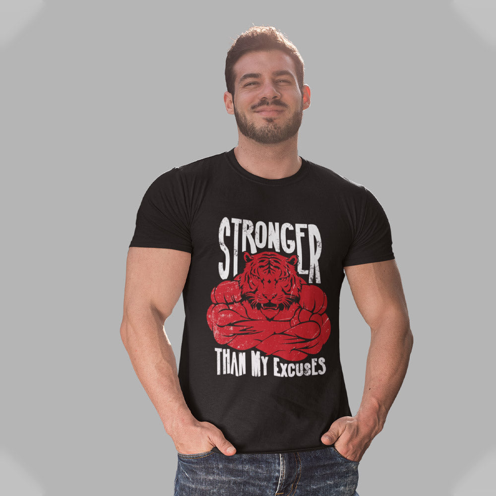 Stronger than excuses t shirt