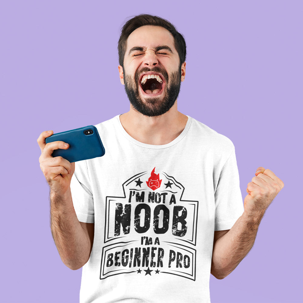 Beginner Pro Gamer Tee - Level Up Your Style