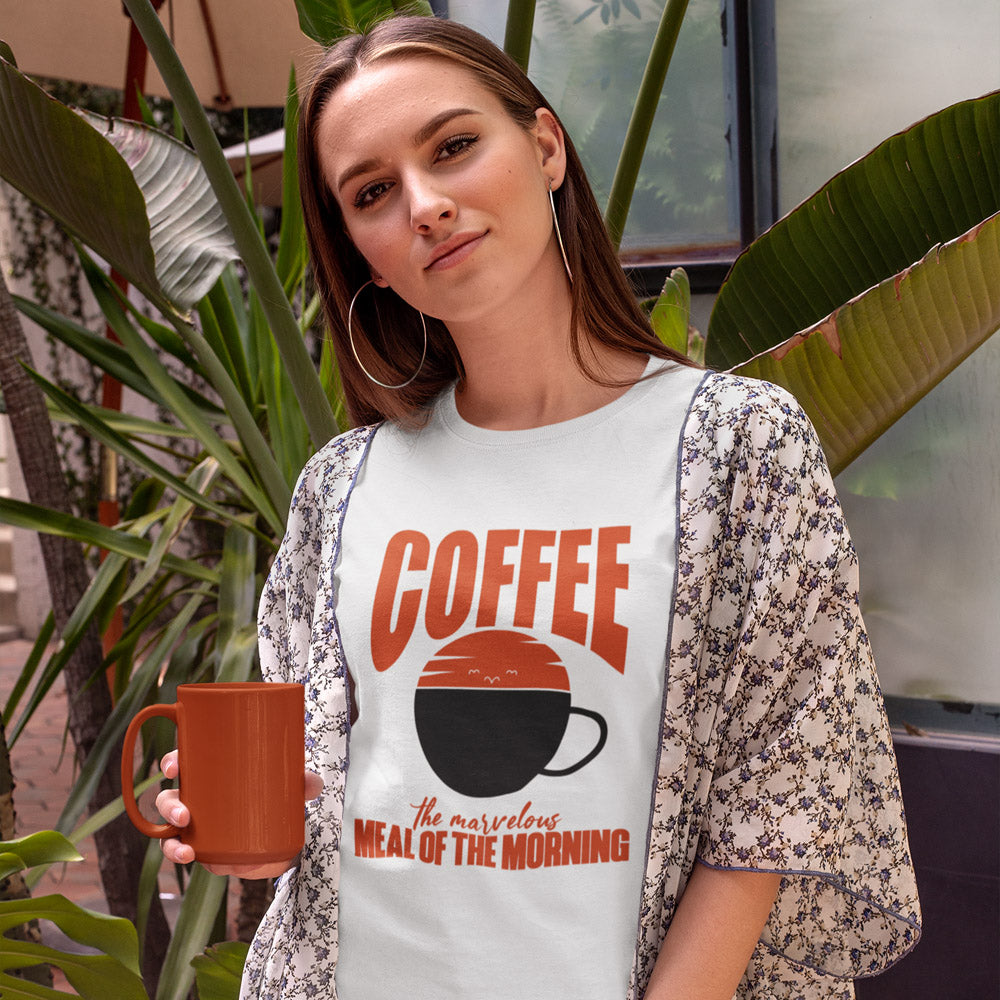 Coffee Cup Design Women's Tee
