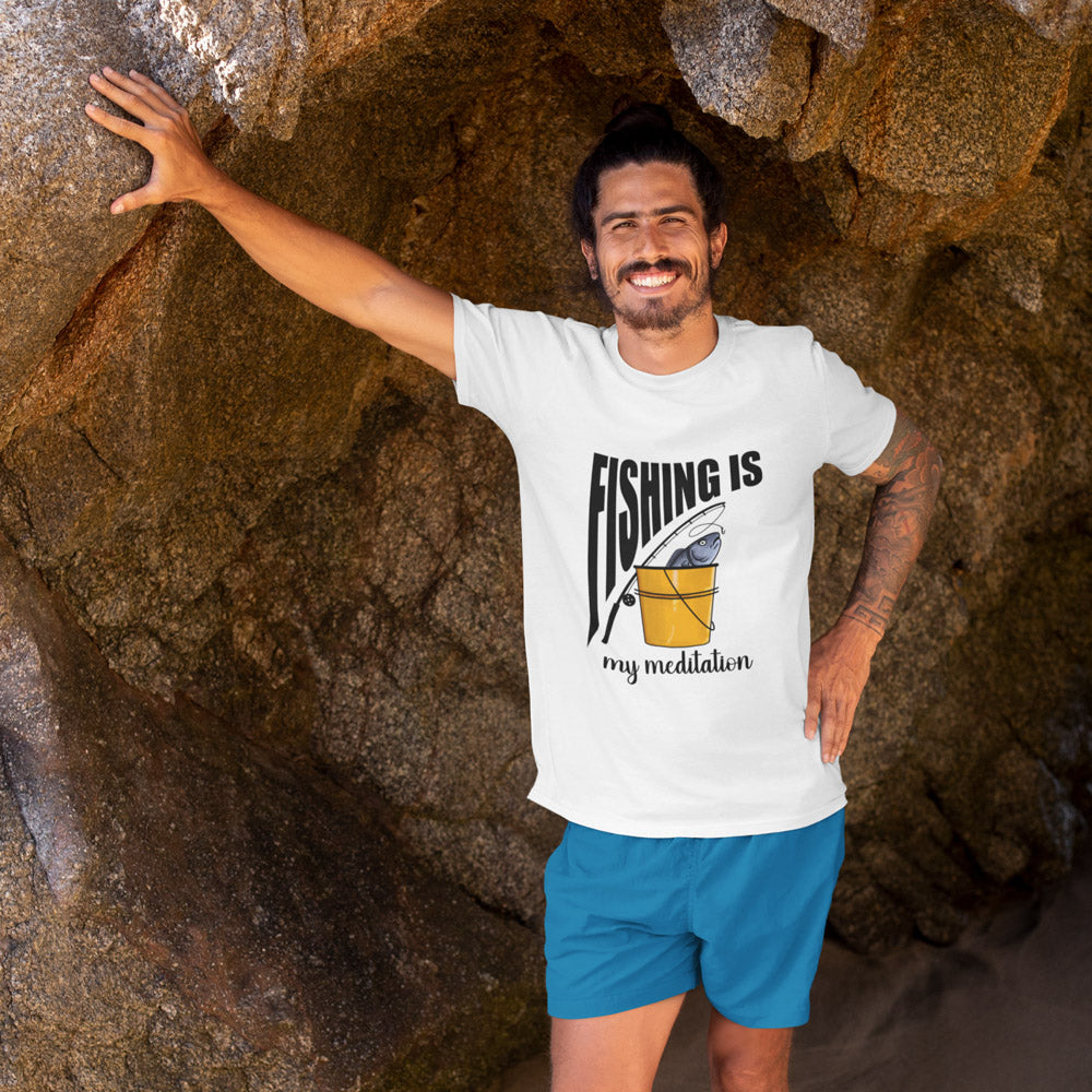 fishing rod holder t shirt