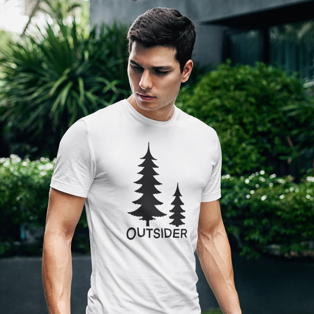 Outsider T shirt travel and vacation For Men