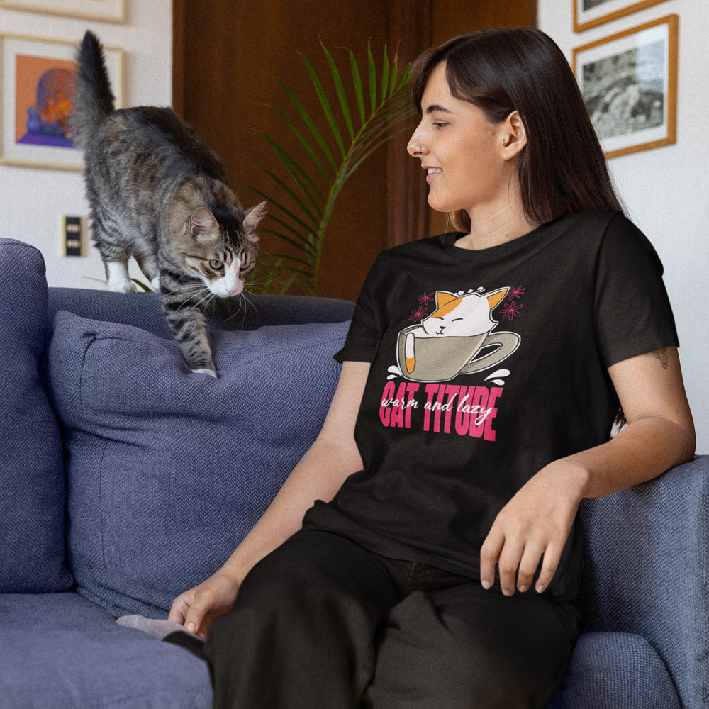 cat t shirts for women