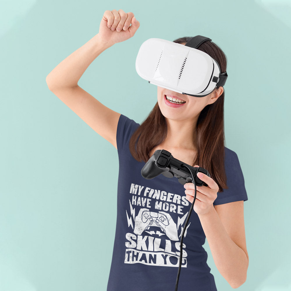 Artistic gaming shirt for women