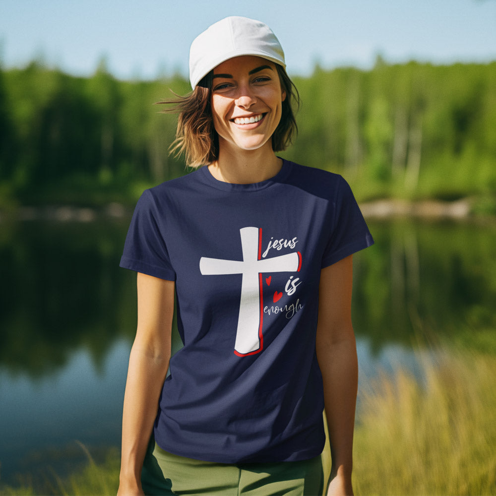 Women’s Faith-Based Cross Shirt