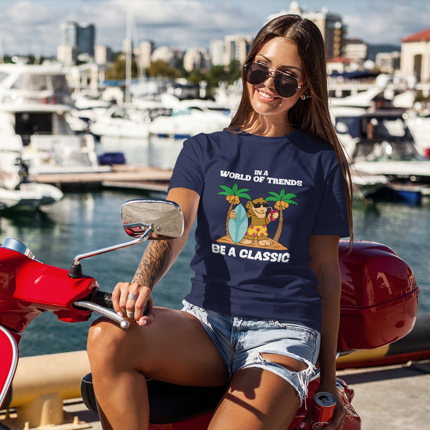 Vintage Style Women Classic Vintage T-shirt