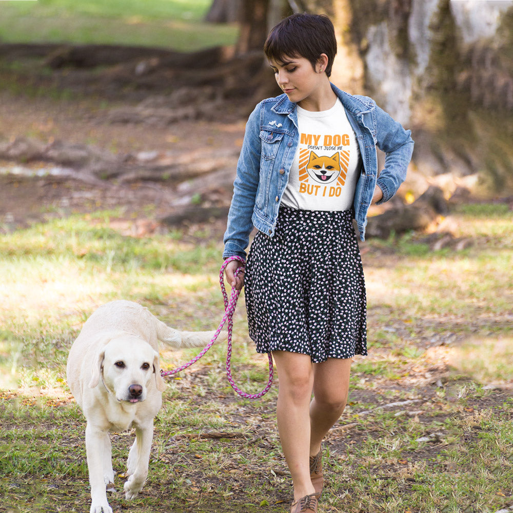Love dog graphic tee for women