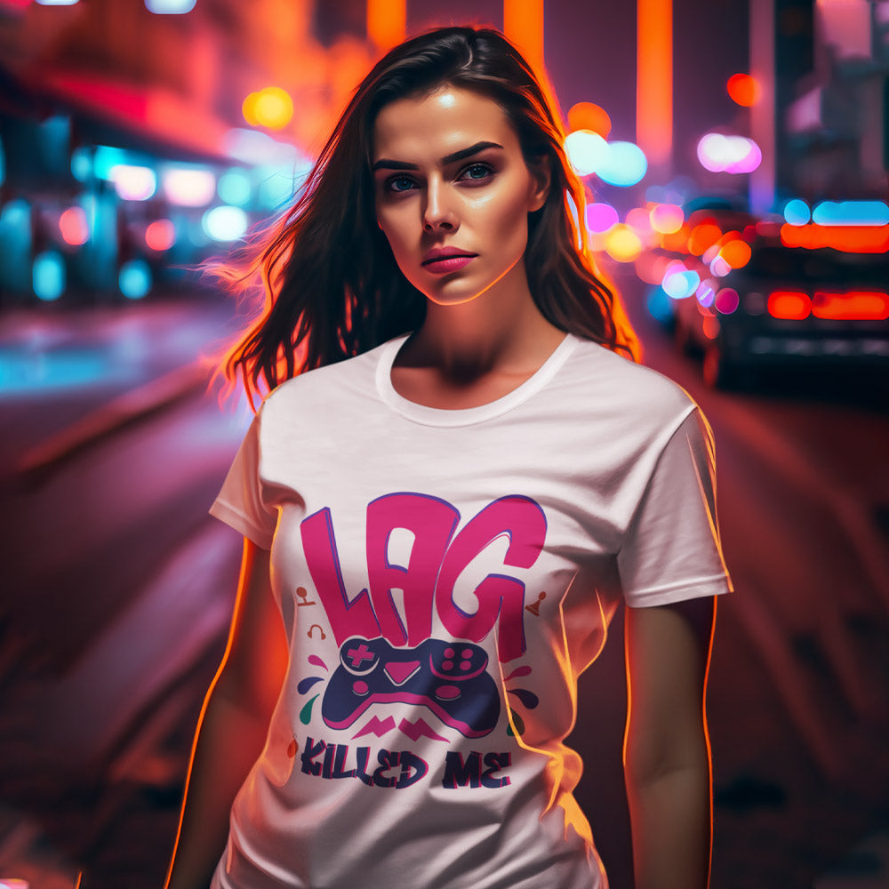 Women Game Player T-Shirt for Gamers