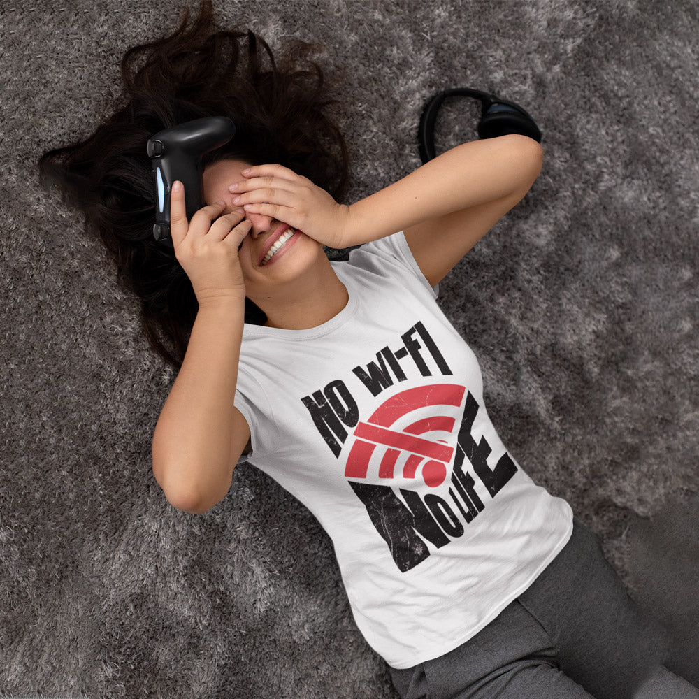 No WiFi No Life shirt for tech lovers