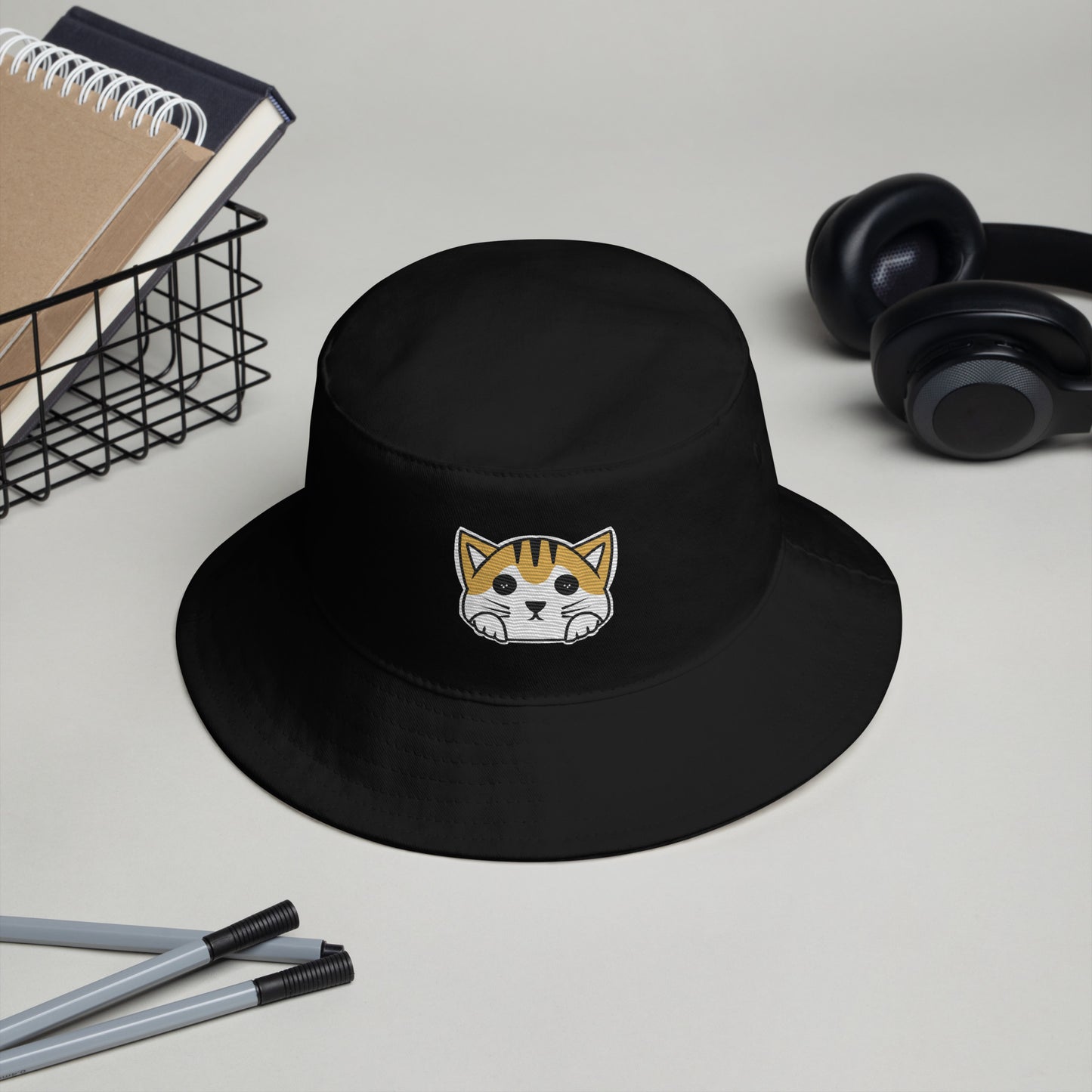 cat ears bucket hat