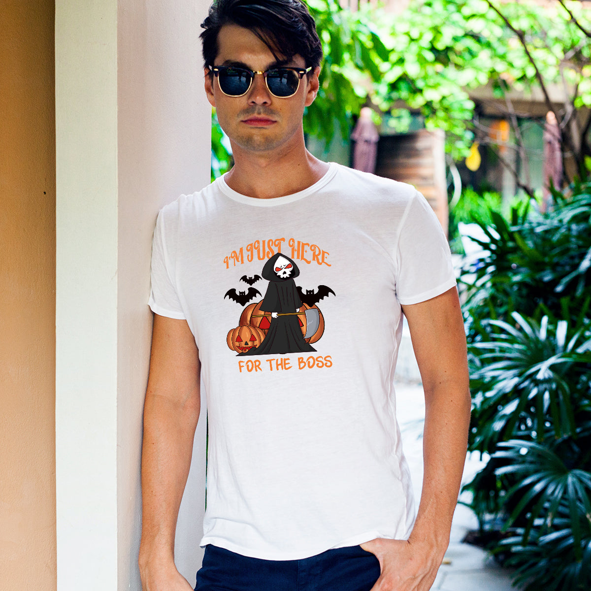 Halloween vintage frat t shirt