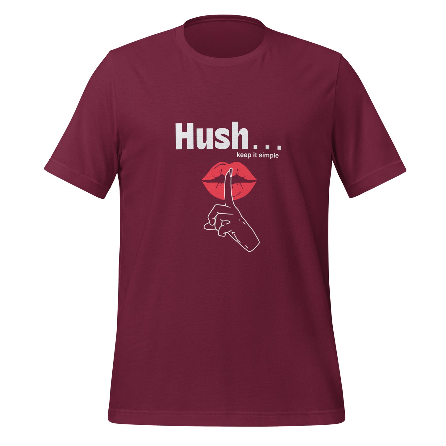t shirt with red lips