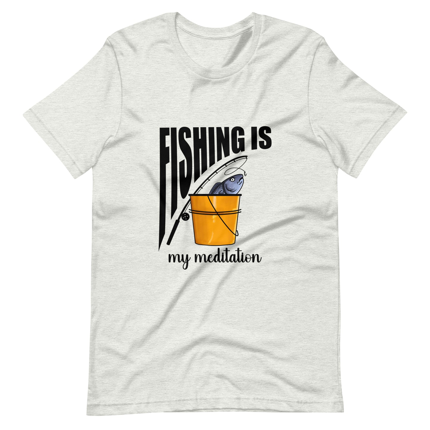 travel fishing rod t shirt