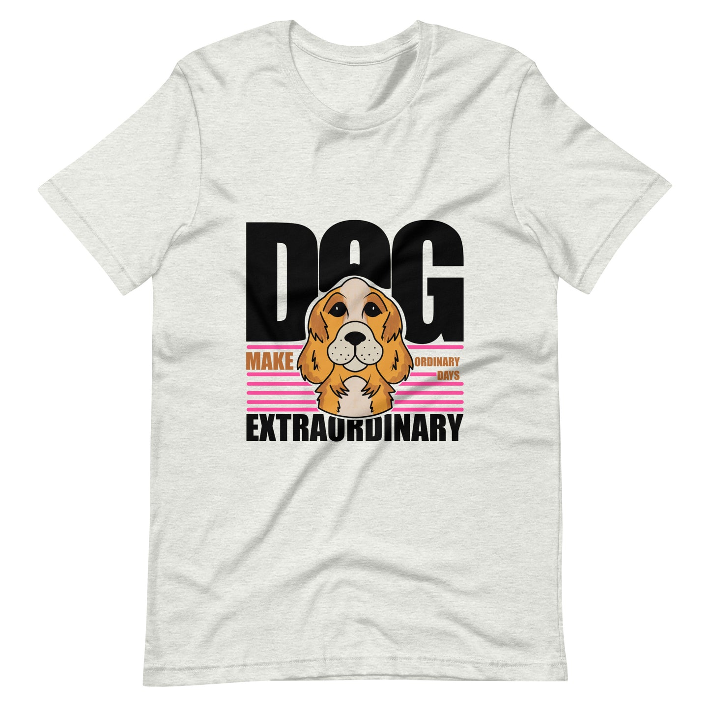 man matching dog and owner t shirts