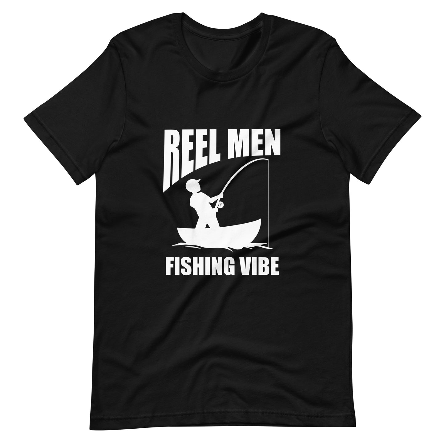 man with fish t shirt