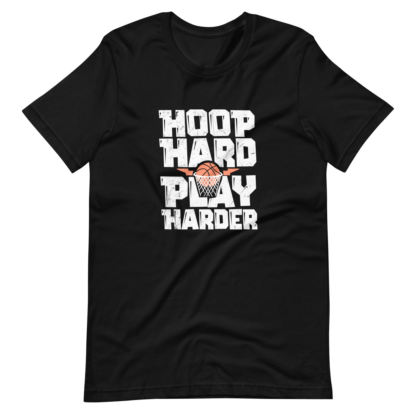 Hoop Hard Play Harder graphic tee