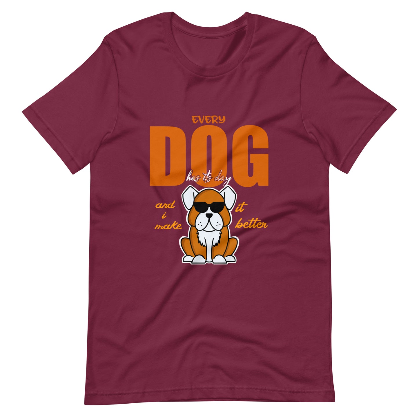 Dog in t shirt