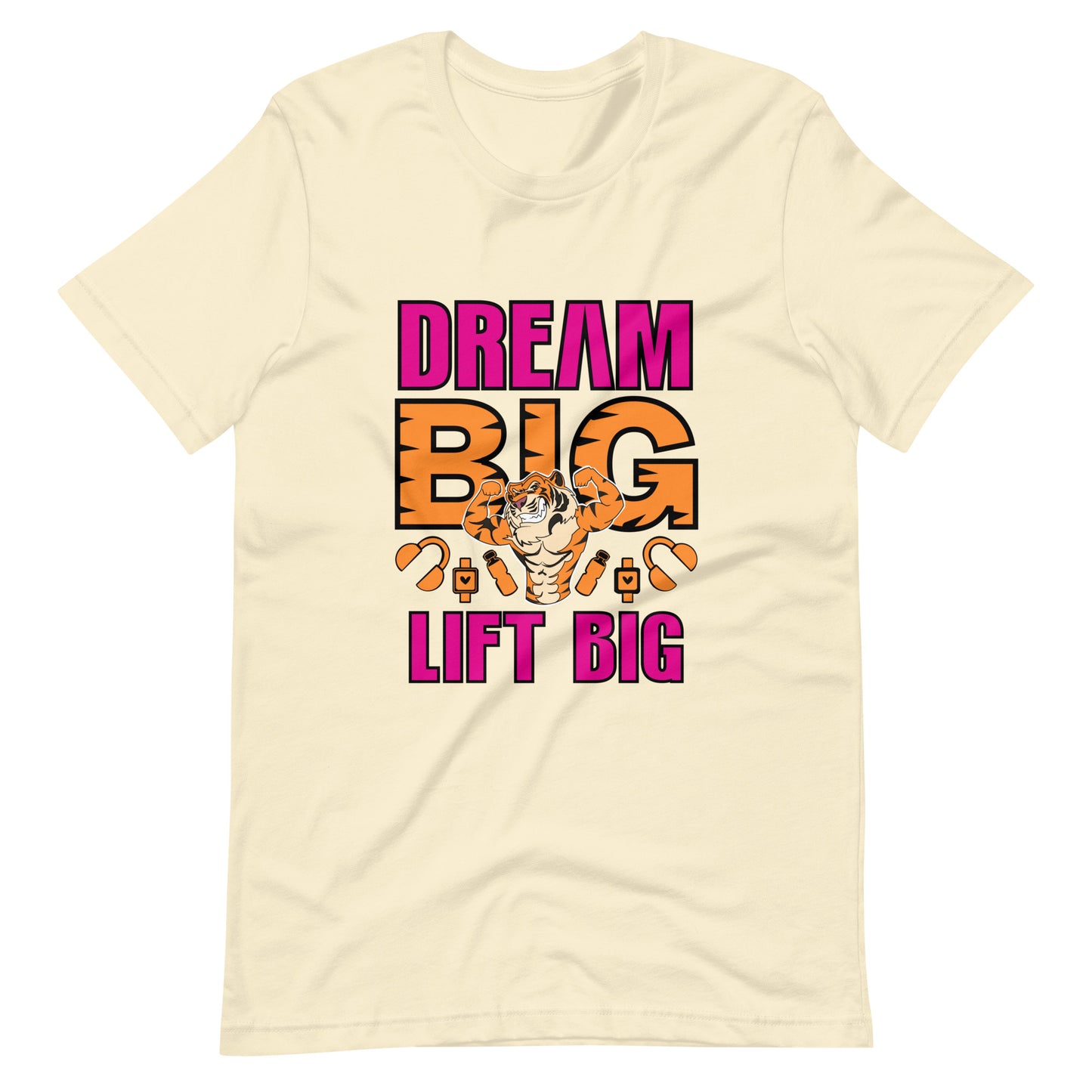 Men's Dream Big Lift Big Fitness Tee