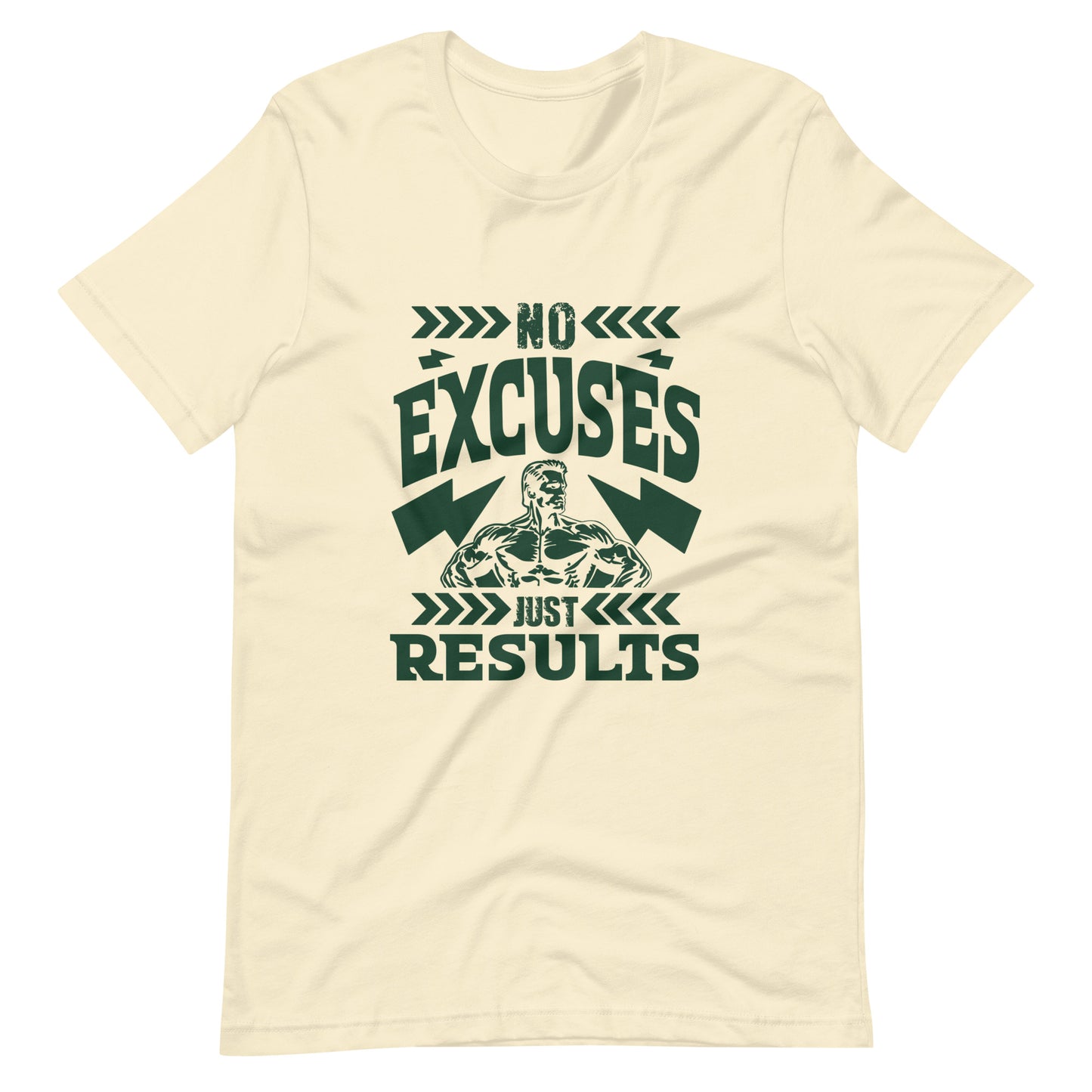 Men's No Excuses Just Results Training Tee