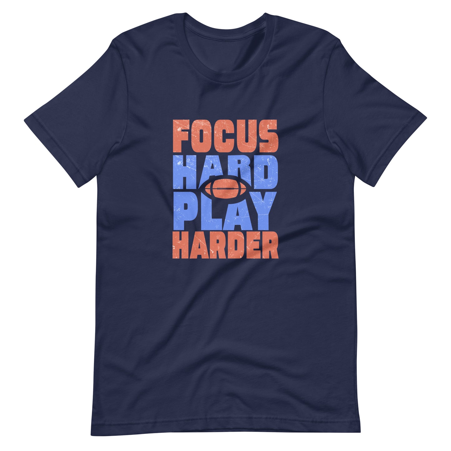 Rugby Focus Play Harder T Shirt
