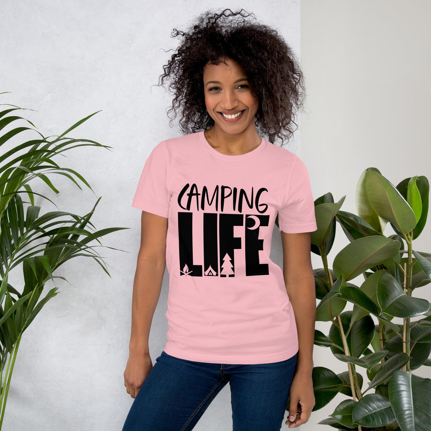 Camping life t-shirts for women