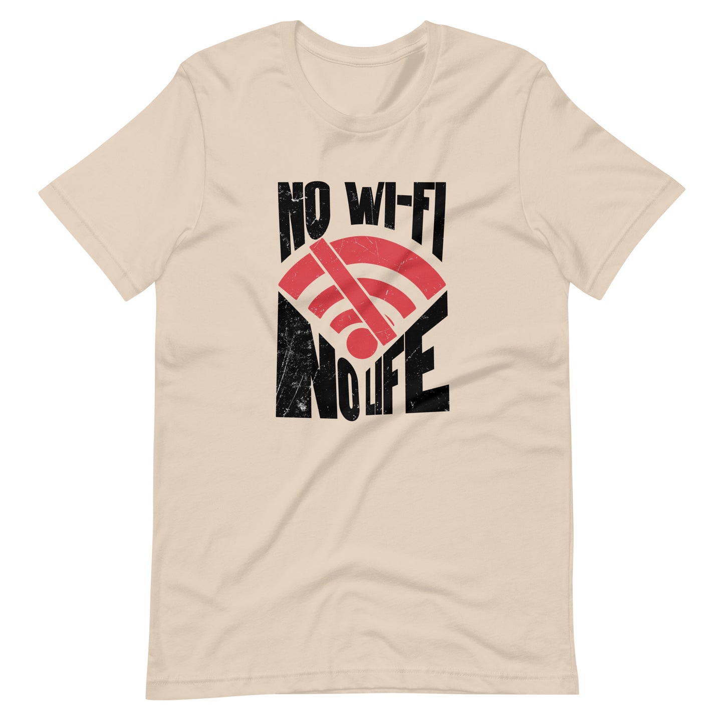 No WiFi No Life slogan T-shirt