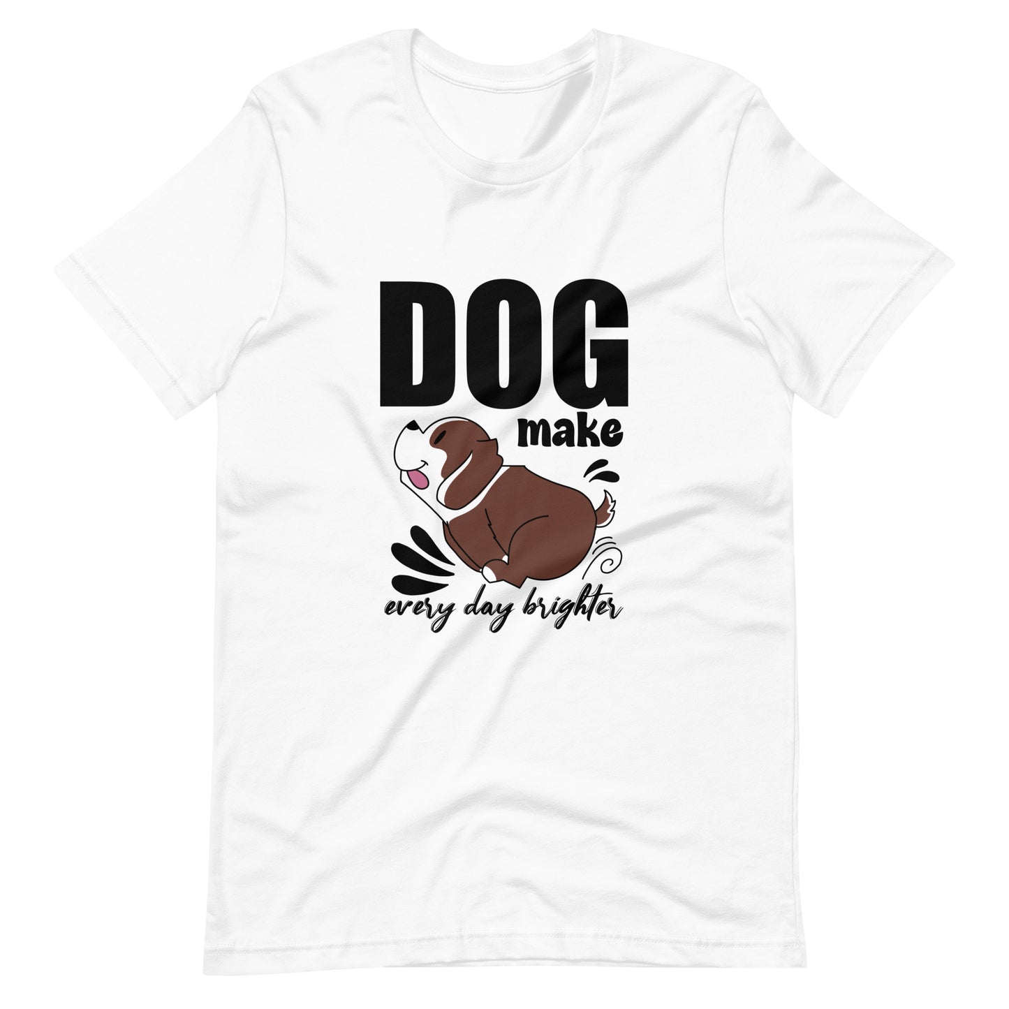 Cute dog theme t shirt