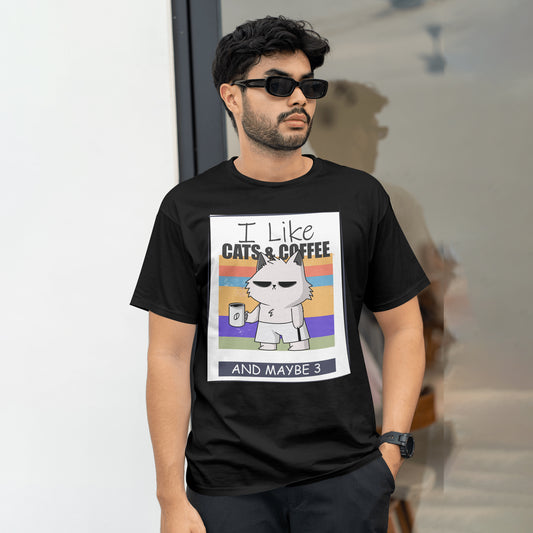 Cat coffee mug​ T shirt​