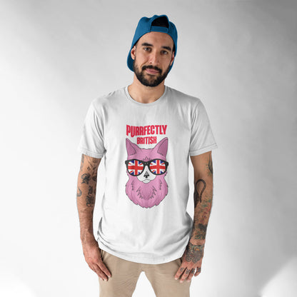 England Flag Cat Lover T Shirt