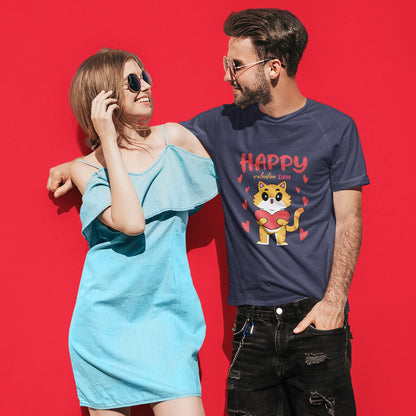 happy valentine cartoon t shirt