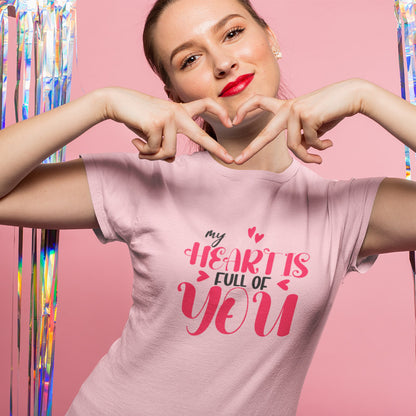 valentine t shirts for women