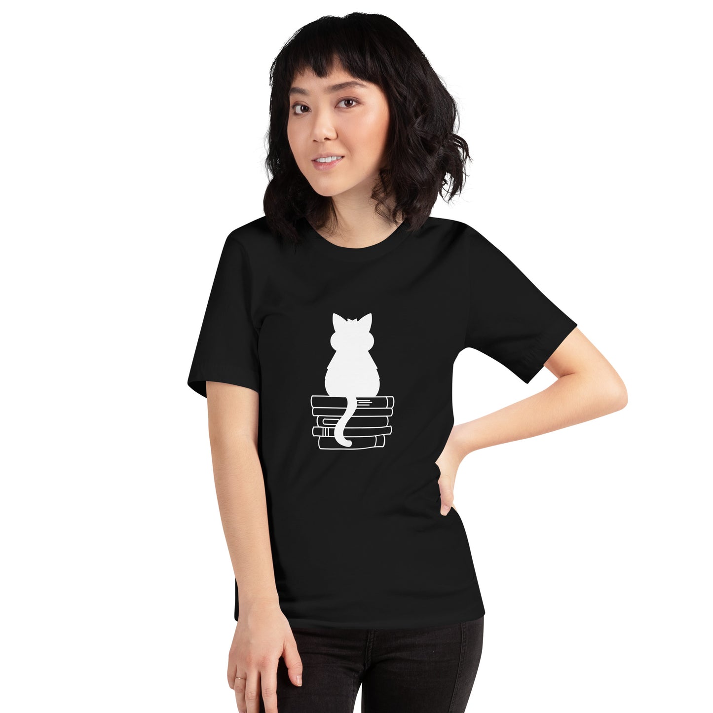 Ladies cat t shirt