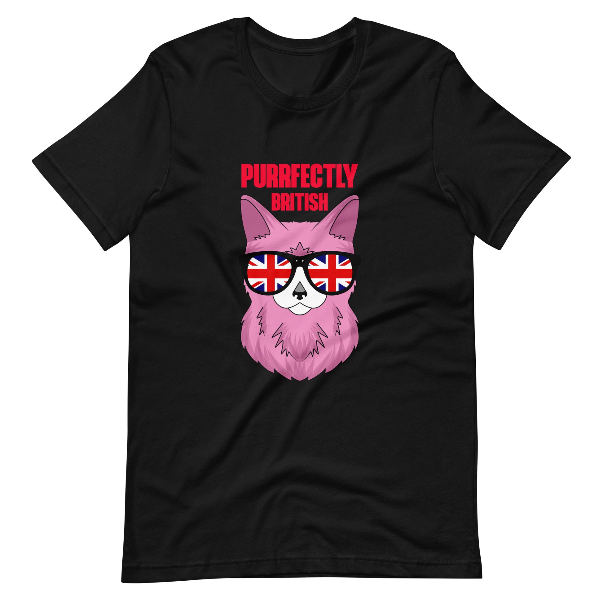 Cat-Themed England Flag Tee