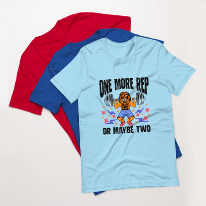 Unisex One More Rep Gym Tee