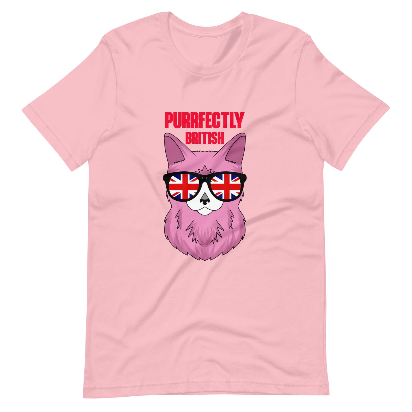 Unique England Flag Cat T Shirt