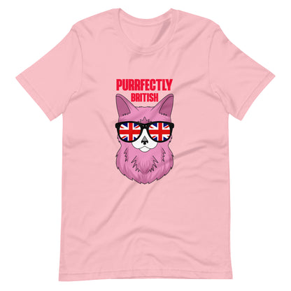 Unique England Flag Cat T Shirt