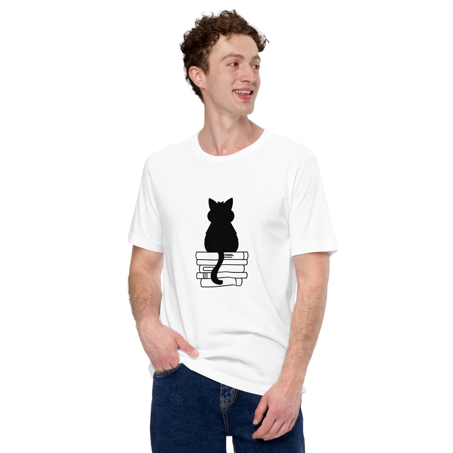 T-shirt men's bill the cat cartoon shirt​